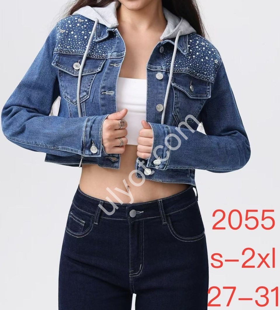 ДЖИНСОВА КУРТКА JELEEY (S-2XL) СИНІЙ 2055