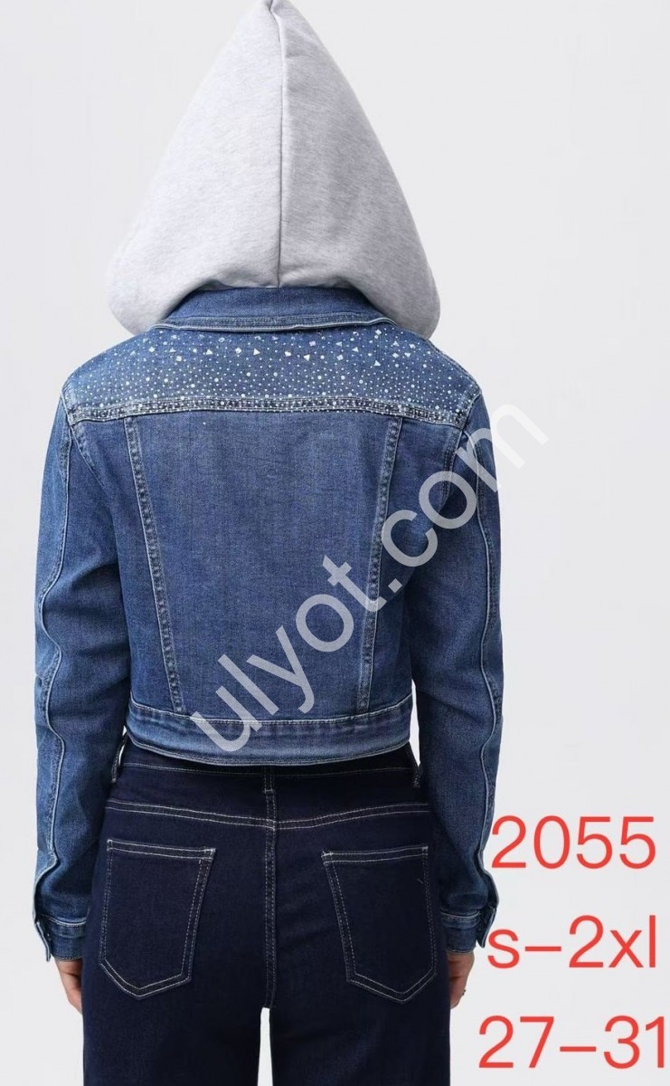 ДЖИНСОВА КУРТКА JELEEY (S-2XL) СИНІЙ 2055