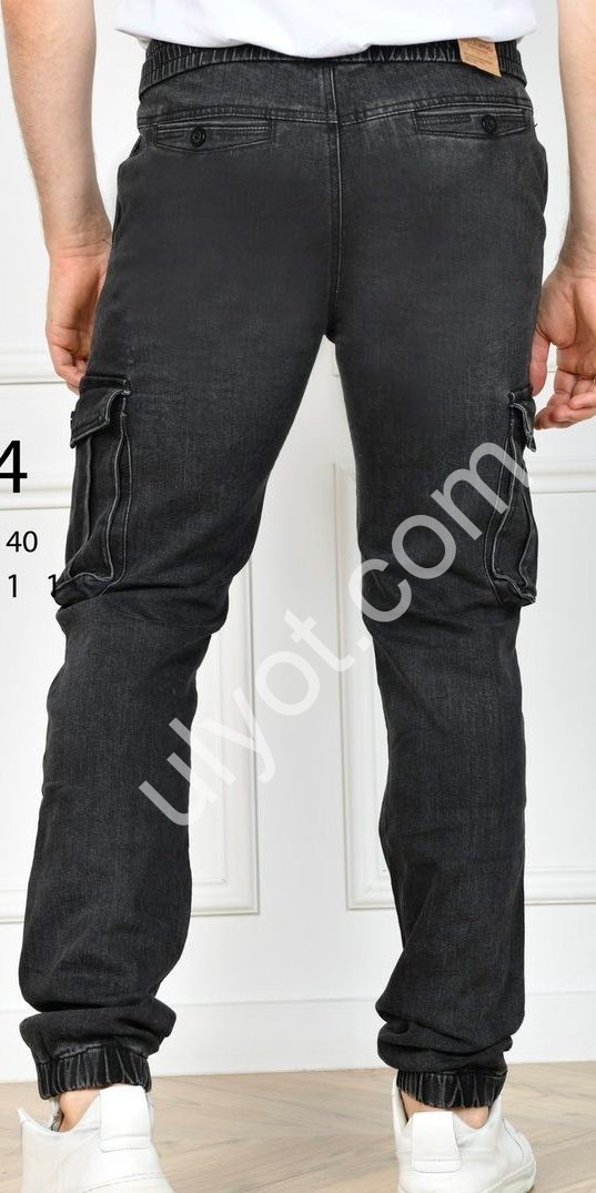 ДЖЕГИНСЫ LS JEANS (30-40) ГРАФИТ 503B