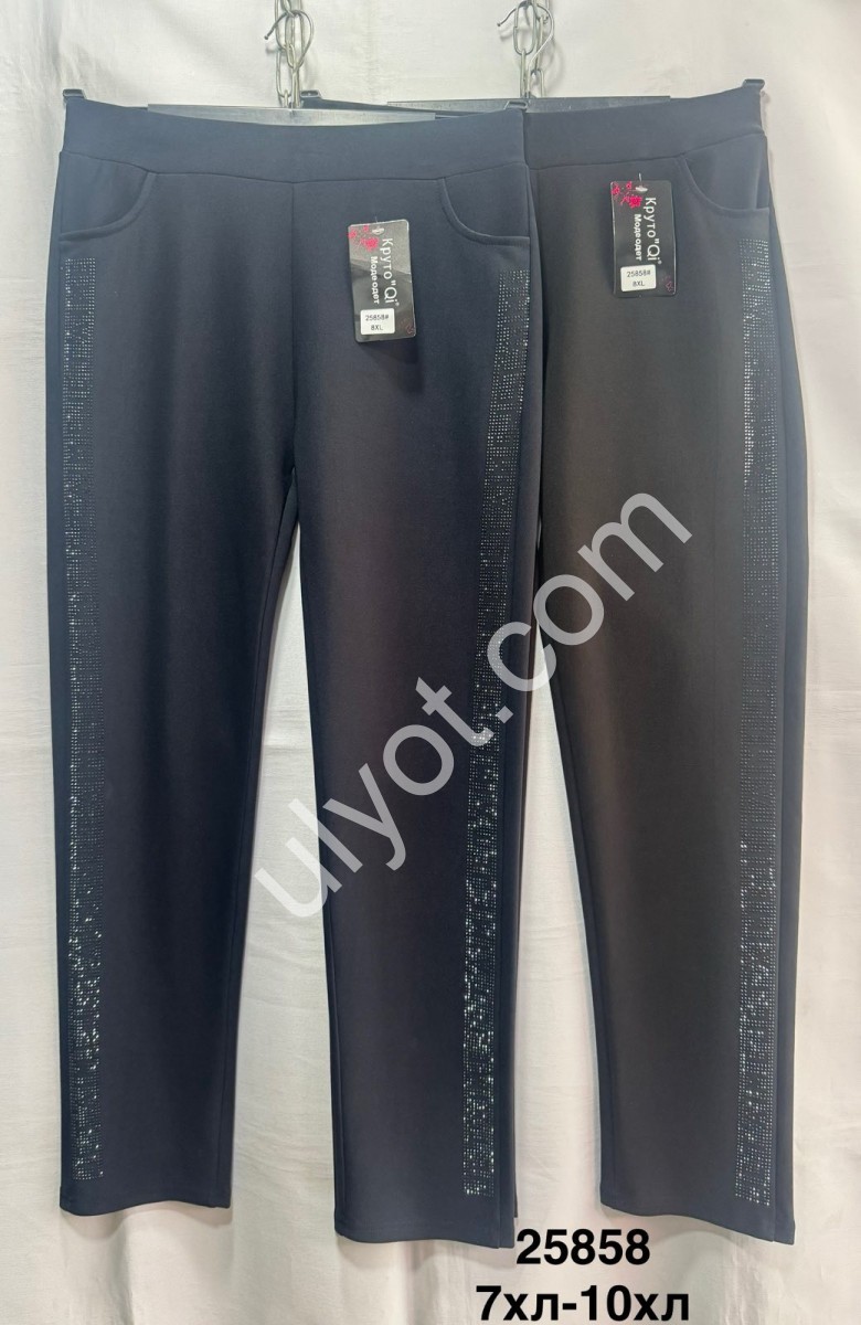 ШТАНИ (7XL-10XL) ПРЯМИЙ МІКС 25858