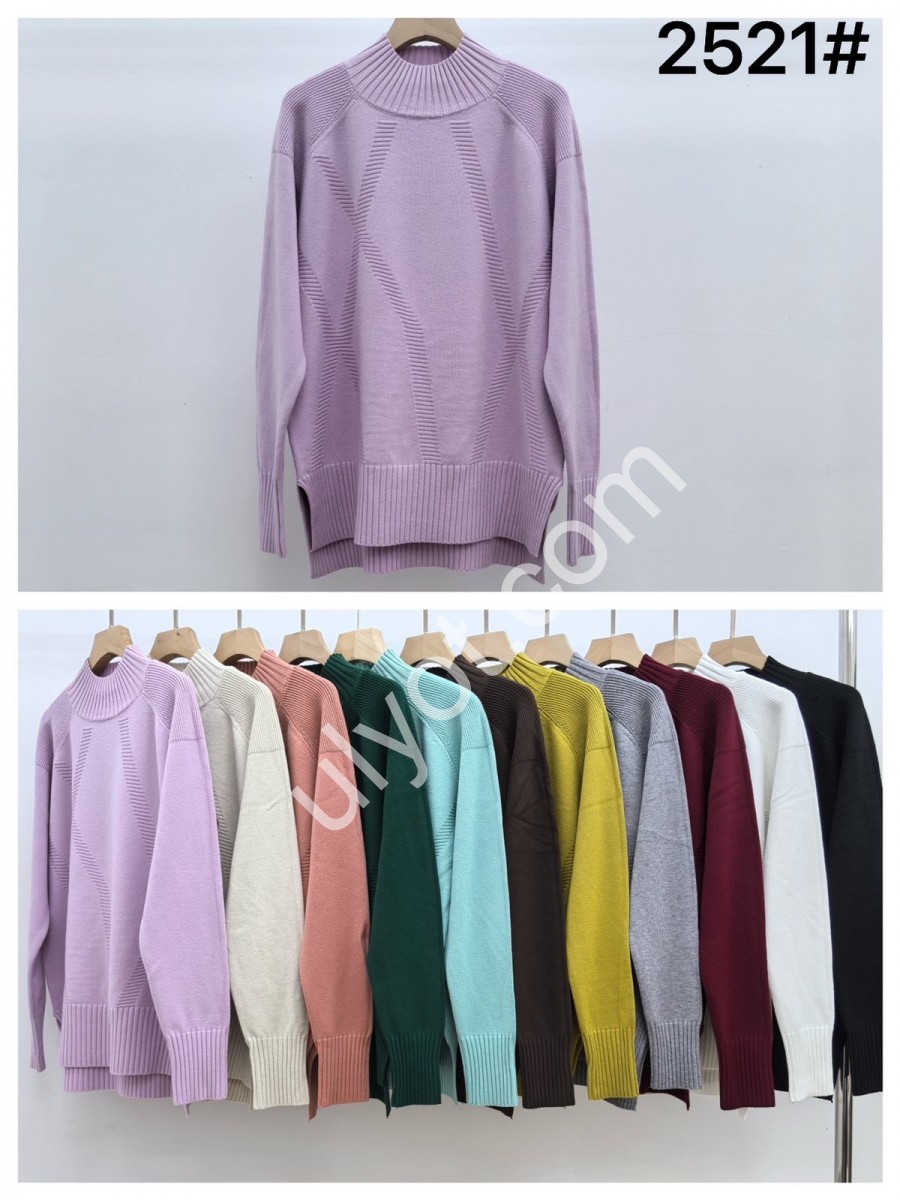 СВІТЕР (ONE SIZE 48-54) МІКС 2521