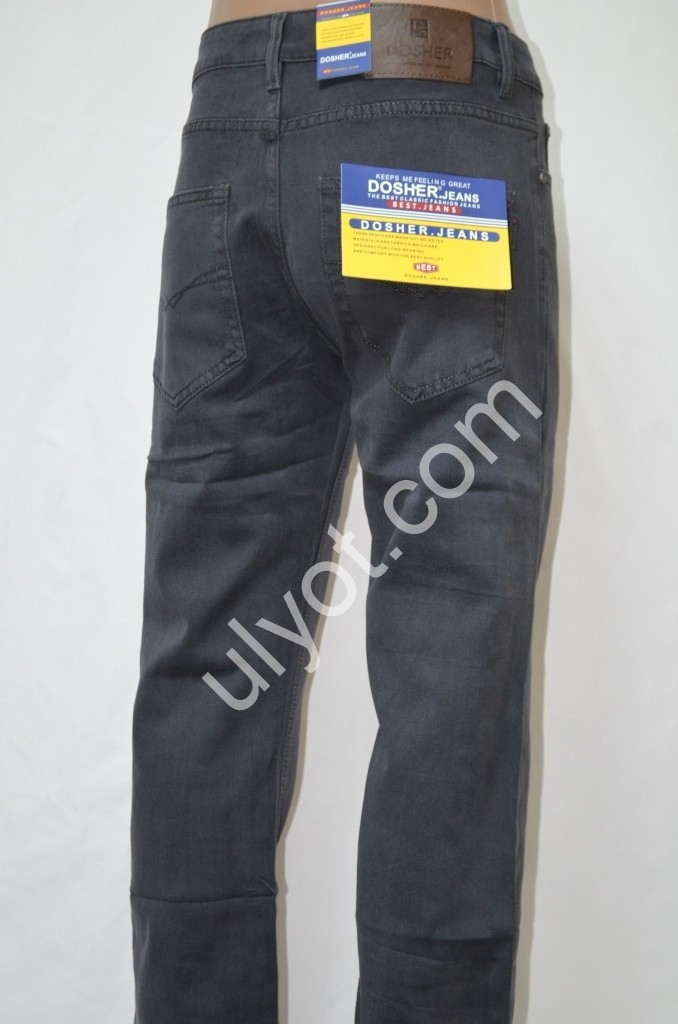 ДЖИНСЫ DOSHER (30-40) ГРАФИТ 6601-2