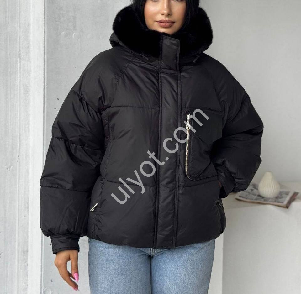 КУРТКА (S/ML/XL) ЧОРНИЙ 009