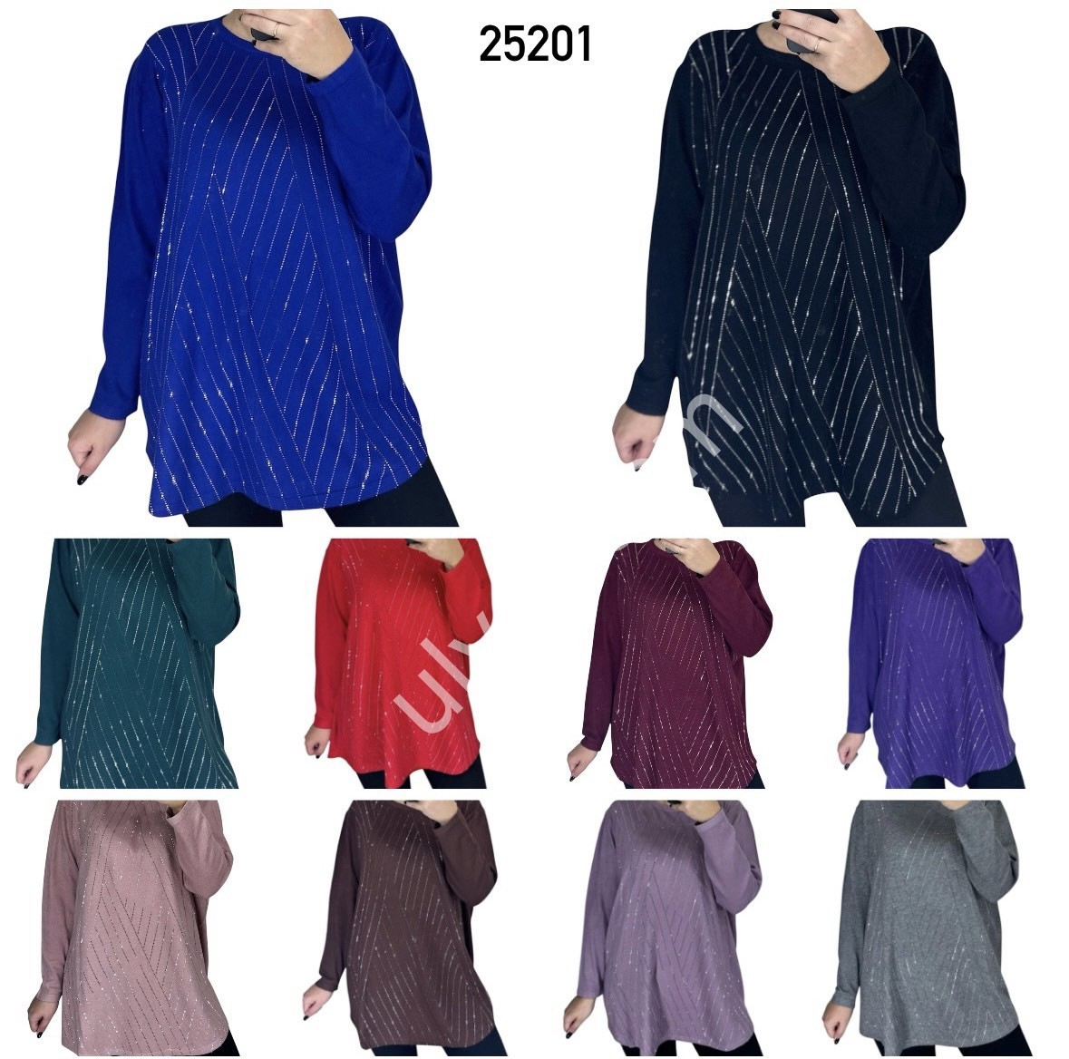 СВІТЕР (ONE SIZE 52-60) МІКС 25201