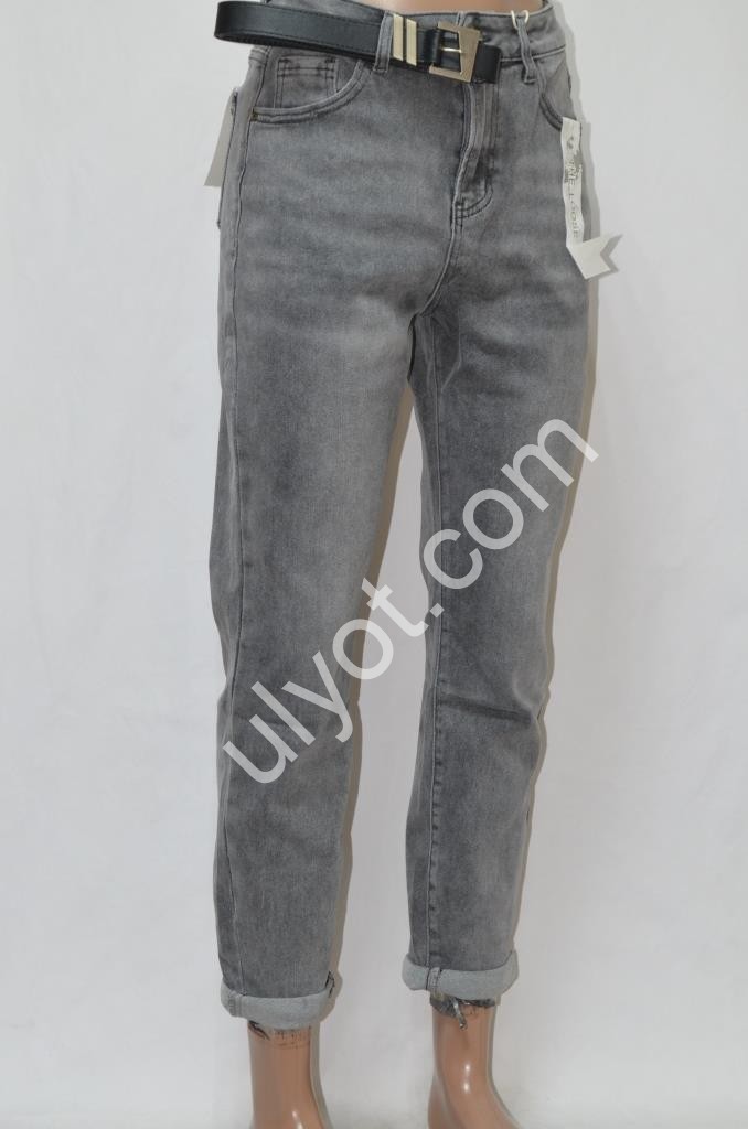 ДЖИНСИ M.SARA (XS-XL) ГРАФІТ 3382-D