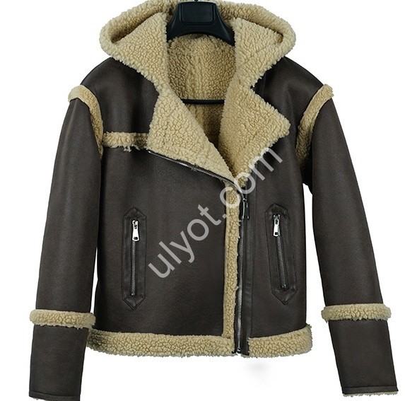 ДУБЛЕНКА AOLONG (S-2XL) Т.КОРИЧНЕВЫЙ 8839