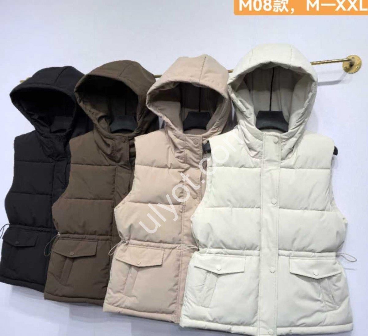 ЖИЛЕТКА (M-2XL) МОЛОКО M08