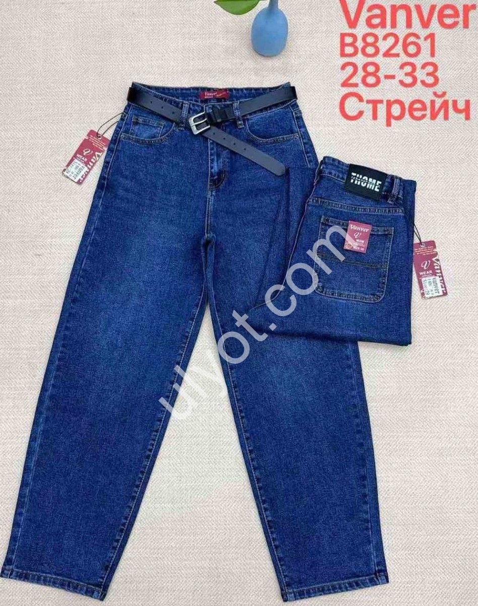 ДЖИНСИ VANVER (28-33) Т.СИНІЙ B8261