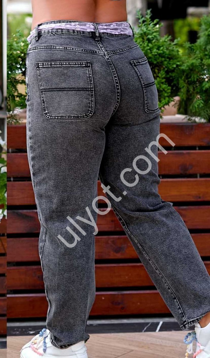 ДЖИНСИ LIANA (30-36) ГРАФІТ 1-023