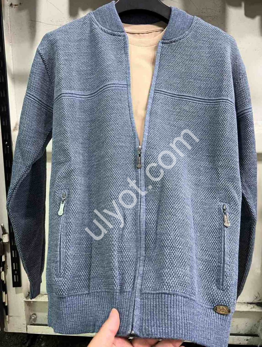 БОМБЕР DEVANTI (L-2XL) БЛАКИТНИЙ 72145