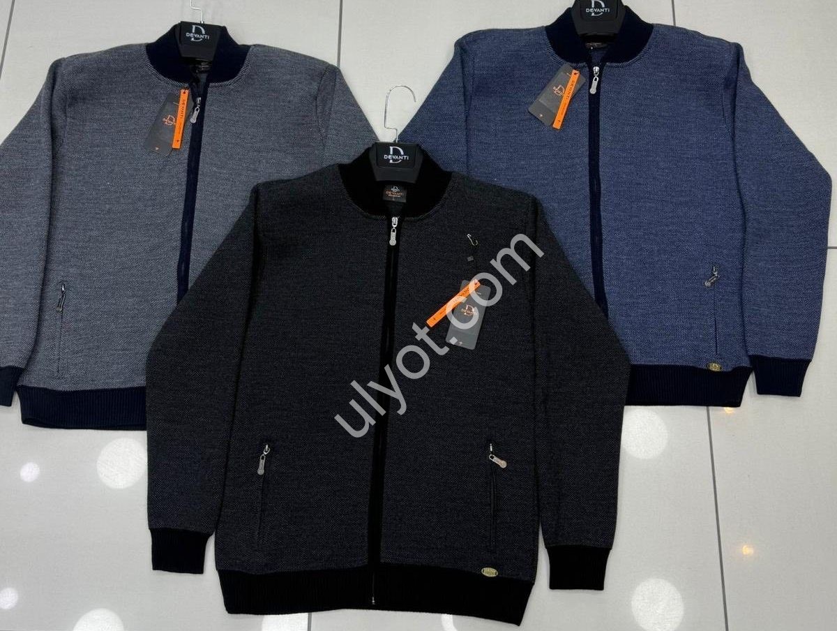 БОМБЕР DEVANTI (L-2XL) СІРИЙ 72139