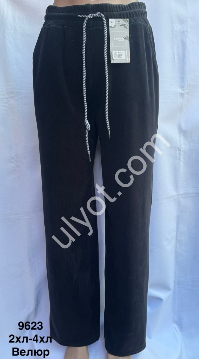 ШТАНЫ (2XL-6XL) ЧЕРНЫЙ 9623