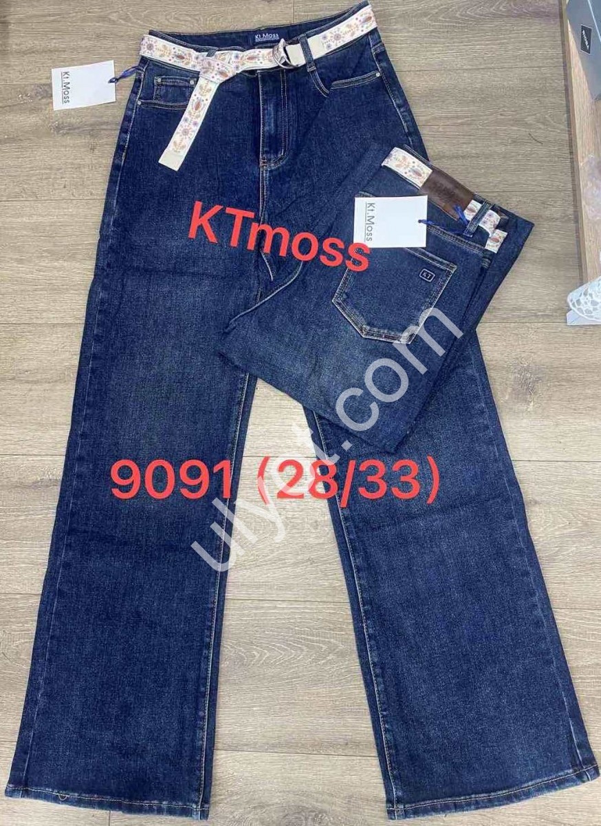 ДЖИНСИ KT.MOSS (28-33) Т.СИНІЙ 9091
