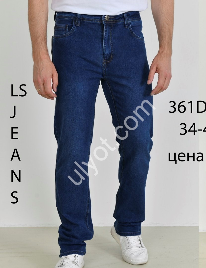 ДЖИНСЫ LS JEANS (34-44) Т.СИНИЙ 361D