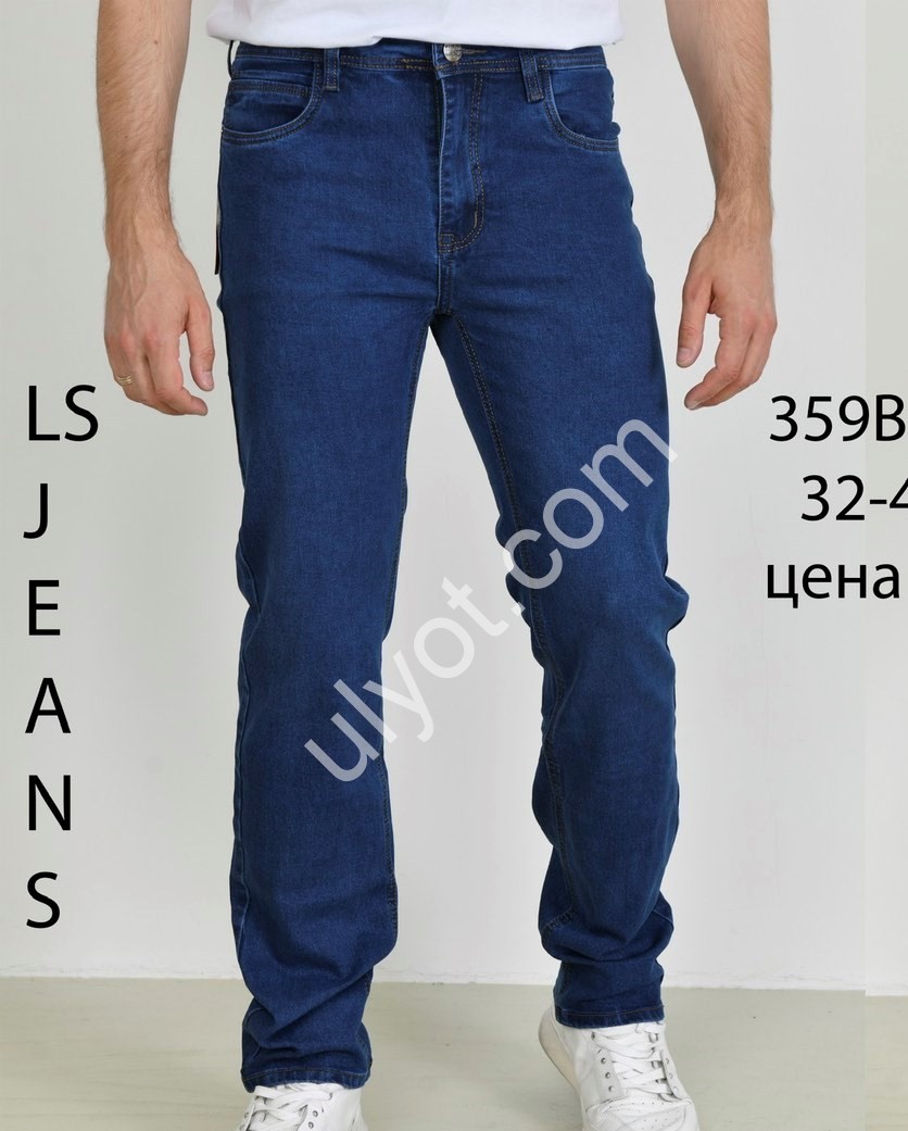 ДЖИНСЫ LS JEANS (32-40) Т.СИНИЙ 359B