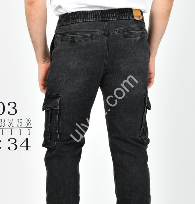 ДЖЕГІНСИ LS JEANS (29-38) ГРАФІТ 503