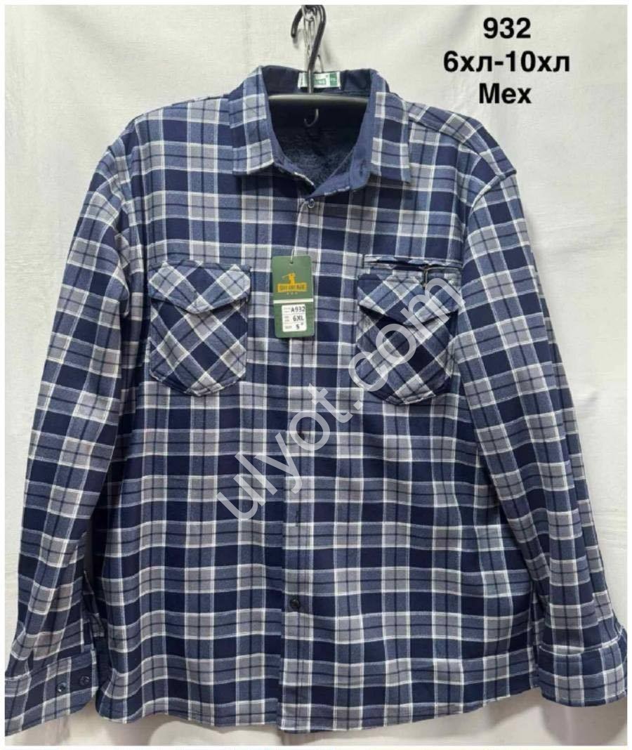 СОРОЧКА (6XL-10XL) хутро Мікс 932