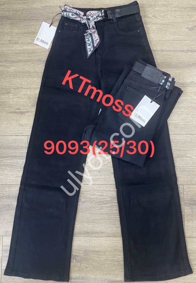 ДЖИНСЫ KT.MOSS (25-30) ЧЕРНЫЙ 9093