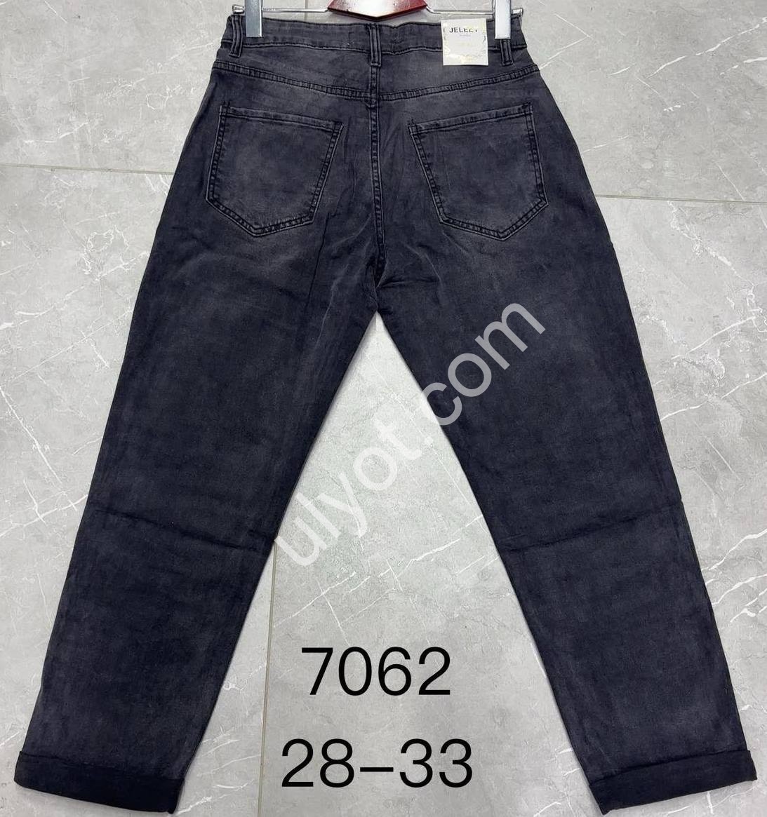 ДЖИНСЫ JELEEY (28-33) ГРАФИТ 7062