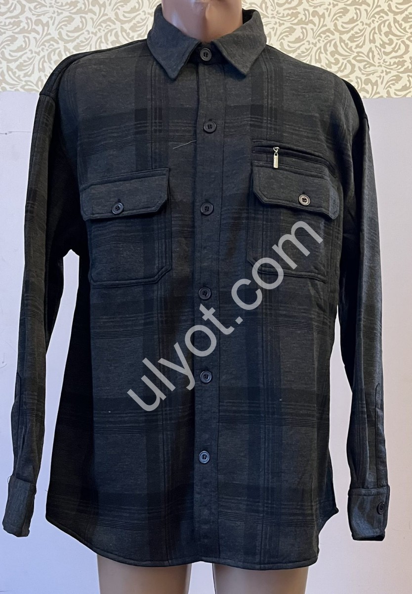 СОРОЧКА (M-3XL) ФЛІС МІКС C556