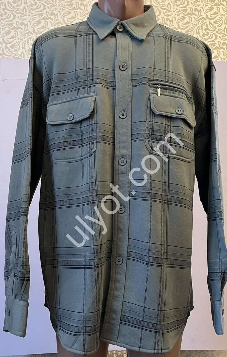 Фото 2 СОРОЧКА (M-3XL) ФЛІС МІКС C556