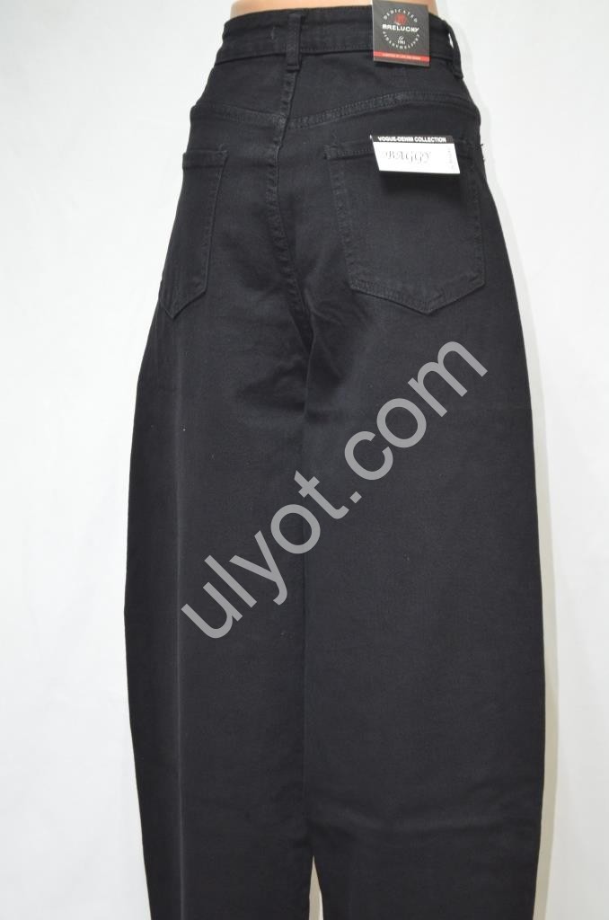 ДЖИНСЫ RELUCKY (30-36) ЧЕРНЫЙ B0362-1