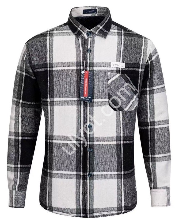 СОРОЧКА (XL-5XL) МОХОР ЧОРНИЙ