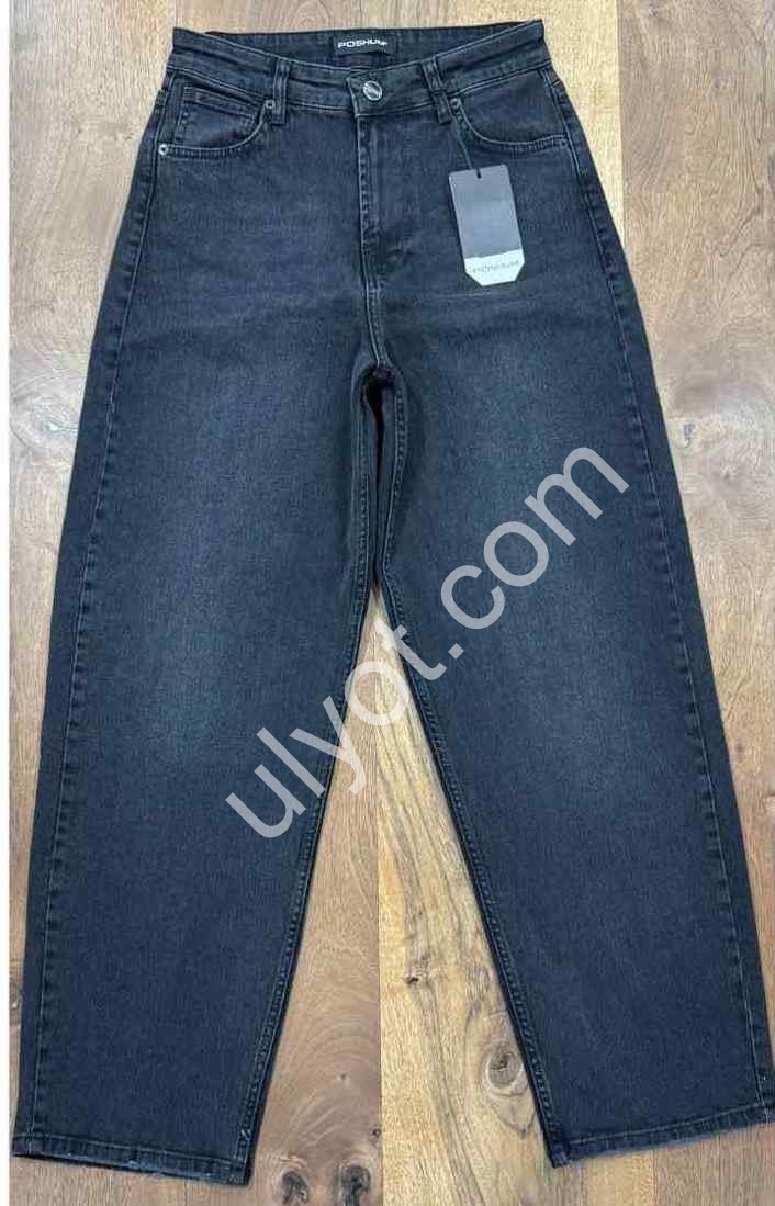 ДЖИНСЫ POSHUM (28-33) Т.ГРАФИТ-3 01002/3