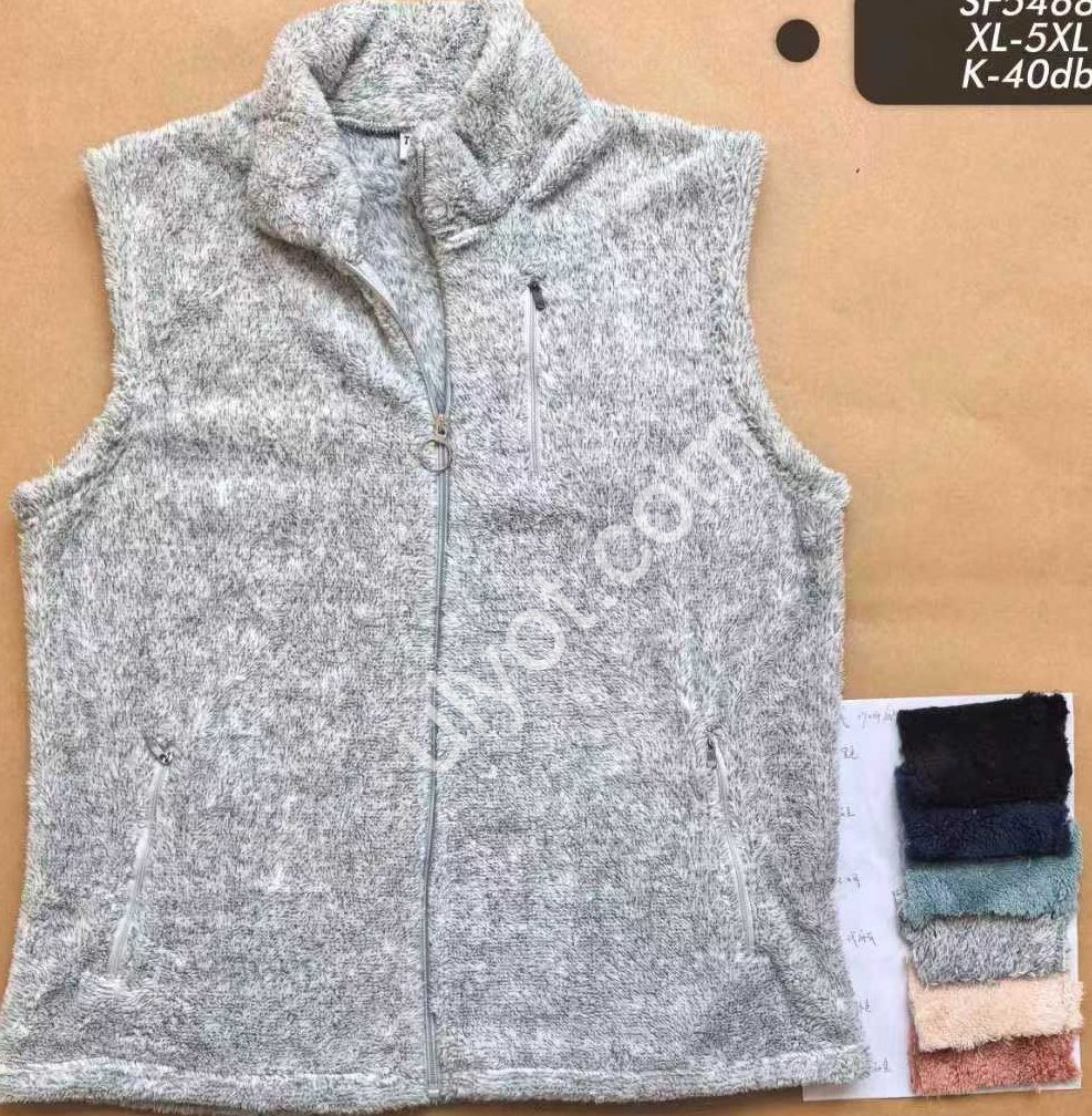 ЖИЛЕТКА (XL-5XL) ФЛИС МИКС 5468