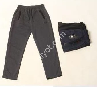 СПОРТ.ШТАНИ (M-3XL) ПРЯМИЙ ЧОРНИЙ 2630