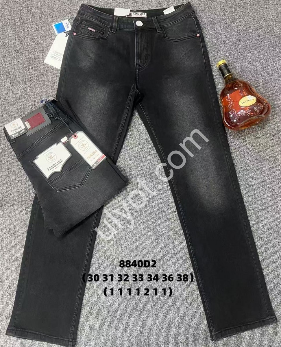 ДЖИНСЫ FANGSIDA (30-38) ГРАФИТ 8840D2