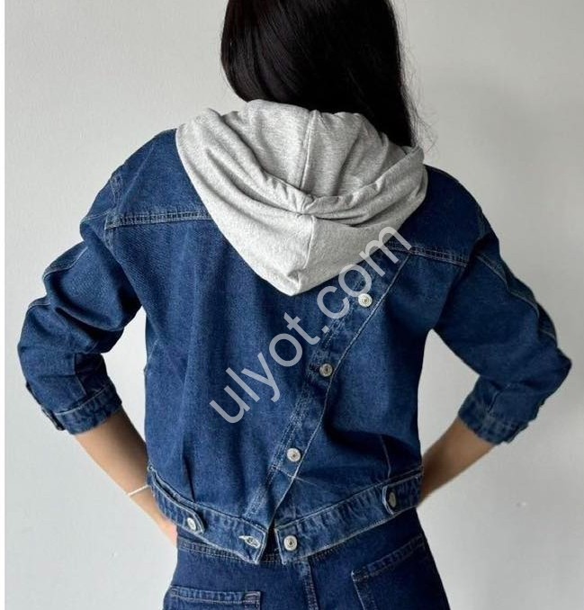 РУБАШКА ДЖИНСОВАЯ TOP SHOP (S-L) Т.СИНИЙ 3475