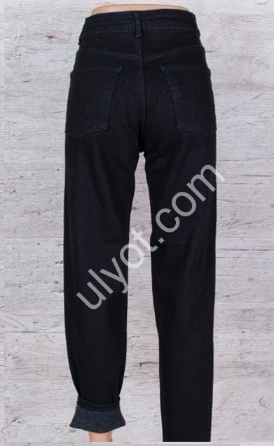 ДЖИНСИ REAL FOCUS (25-27) БАЙКА ЧОРНИЙ 1620-91
