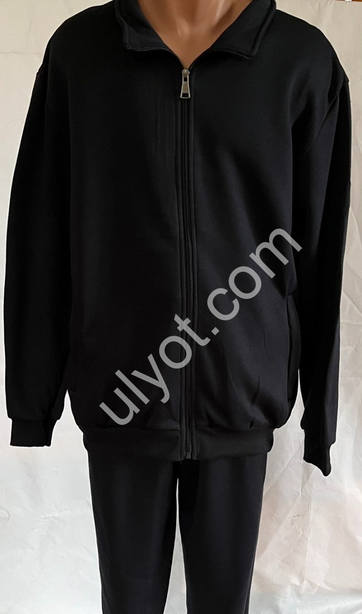 КОСТЮМ (M-4XL) ФЛІС ПРЯМИЙ Т.СИНІЙ