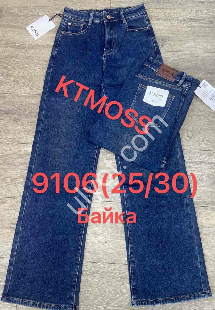 ДЖИНСИ KT.MOSS (25-30) БАЙКА Т.СИНІЙ 9106