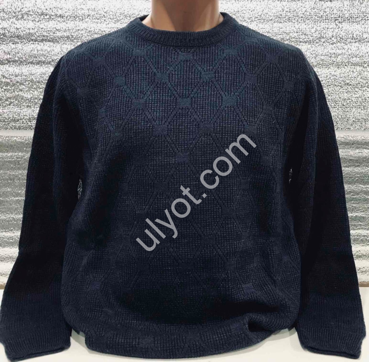 СВИТЕР CASHMERE (M-XL) ЧЕРНЫЙ 6445