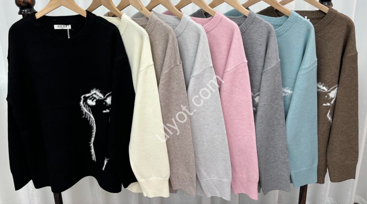 Фото 1 СВИТЕР (ONE SIZE 54-56) МИКС A137