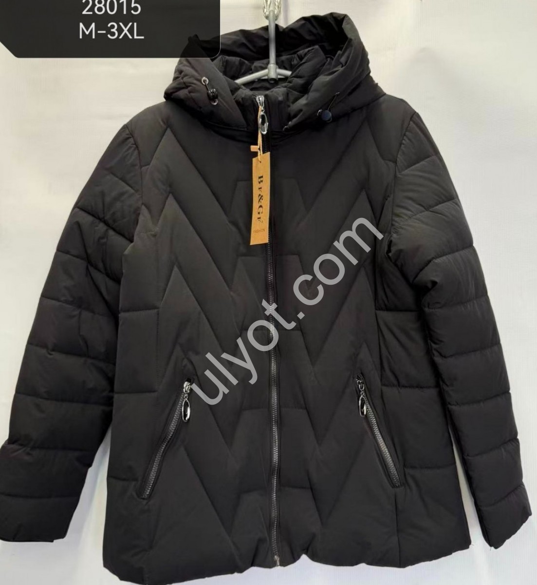 КУРТКА Bf&Gf (M-3XL) ЧЕРНЫЙ 28015