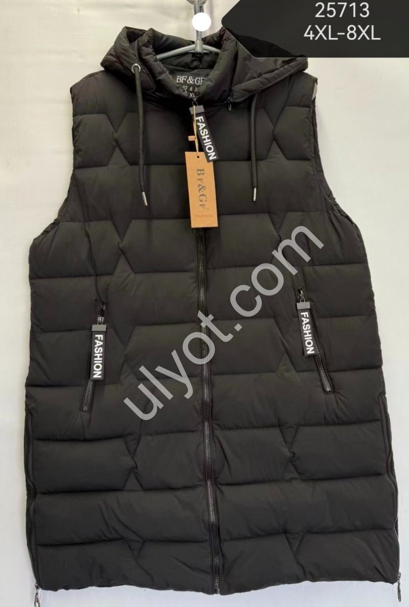 ЖИЛЕТКА Bf&Gf (4XL-8XL) ЧЕРНЫЙ 25713