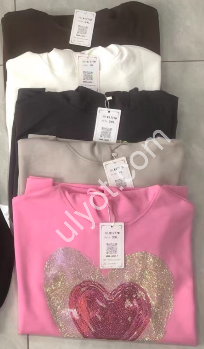 СВІТШОТ (44-50) ЧОРНИЙ K1777