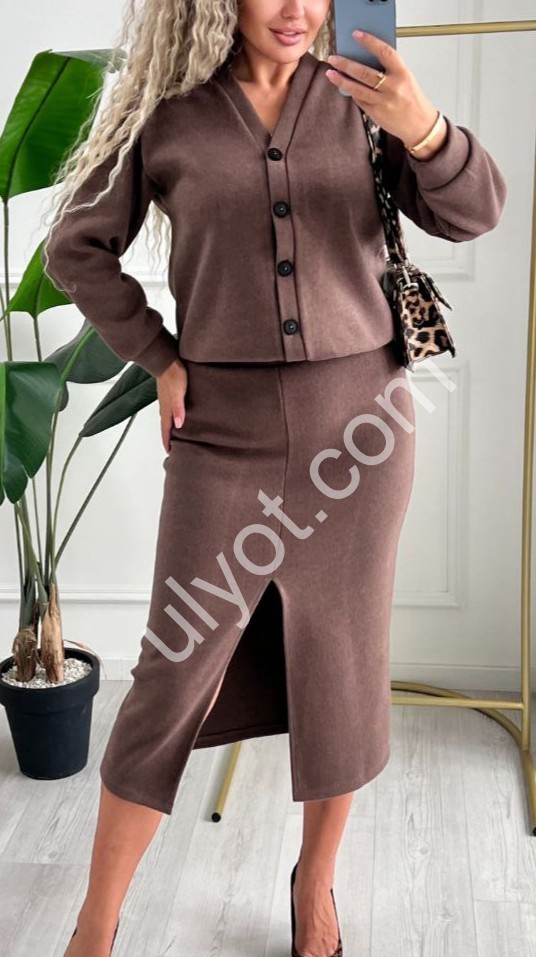 КОСТЮМ (XS-4XL) ШОКОЛАД 215