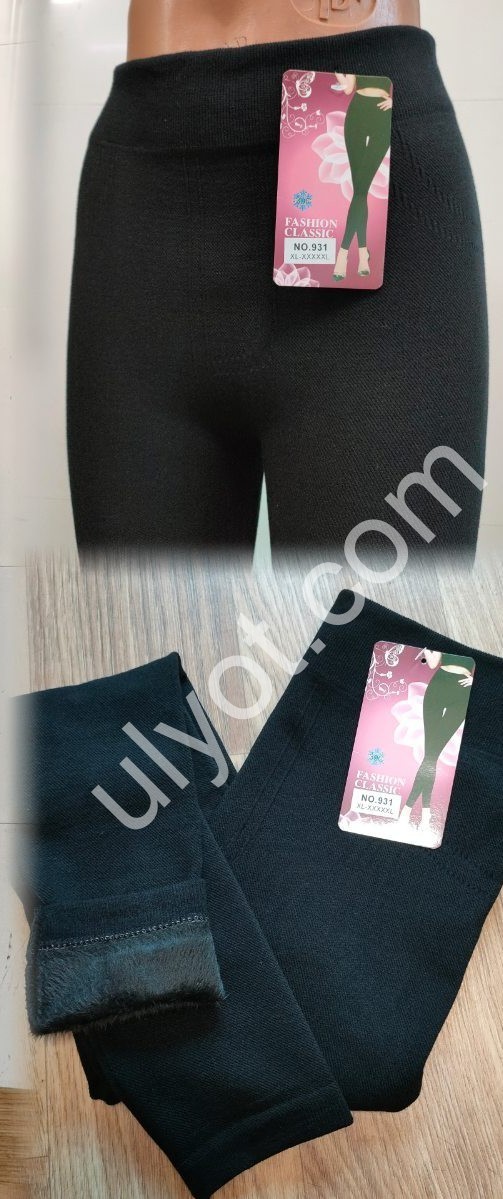 Лосини (ONE SIZE XL-5XL) хутро Мікс 931