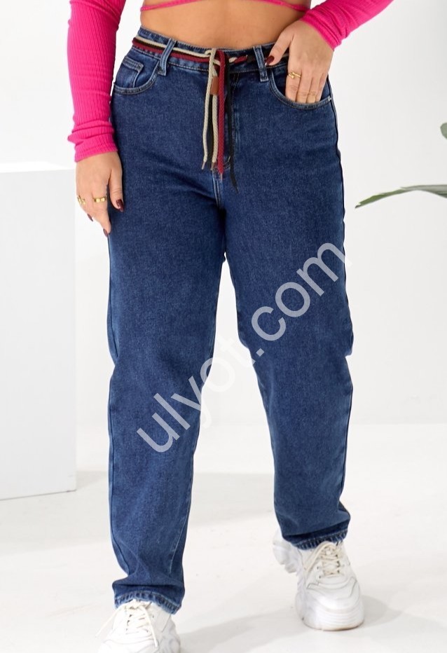 ДЖИНСЫ LIANA (28-33) БАЙКА Т.СИНИЙ 1035