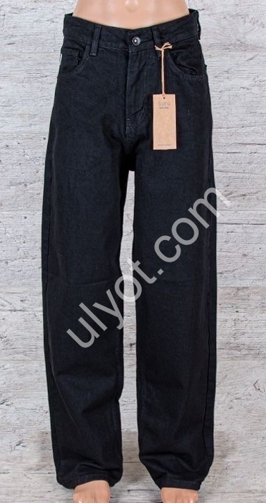 ДЖИНСЫ SASHA (26-31) ЧЕРНЫЙ 2312