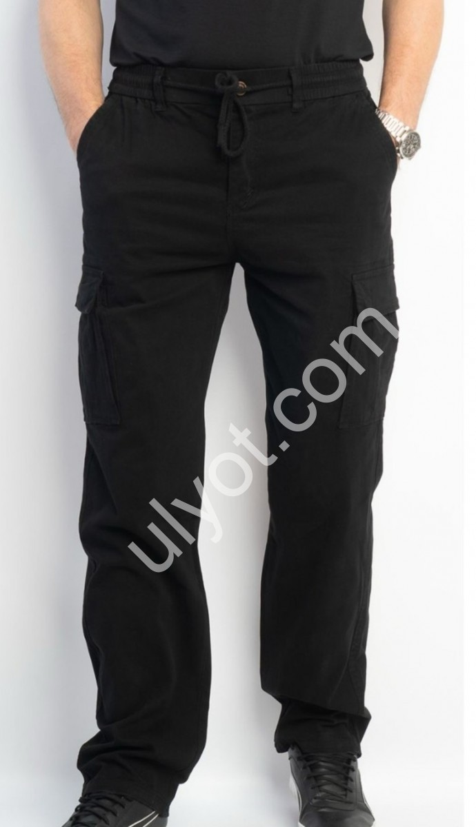 ДЖЕГІНСИ AKPZEN (32-40) КАРГО ЧОРНИЙ 8099-39