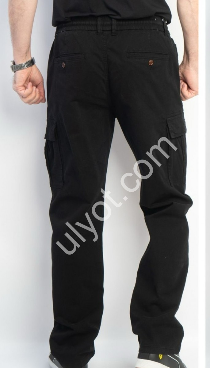 ДЖЕГІНСИ AKPZEN (32-40) КАРГО ЧОРНИЙ 8099-39