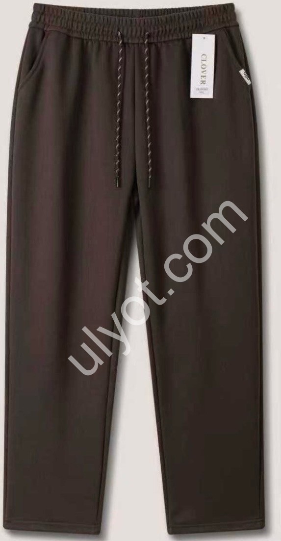 БРЮКИ (3XL-6XL) МЕХ ЧЕРНЫЙ 4962