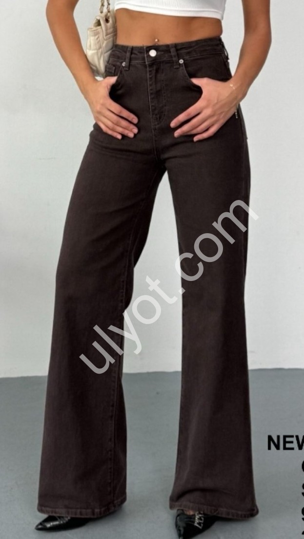 ДЖИНСЫ ZEO BASIC (34-42) ШОКОЛАД 5107