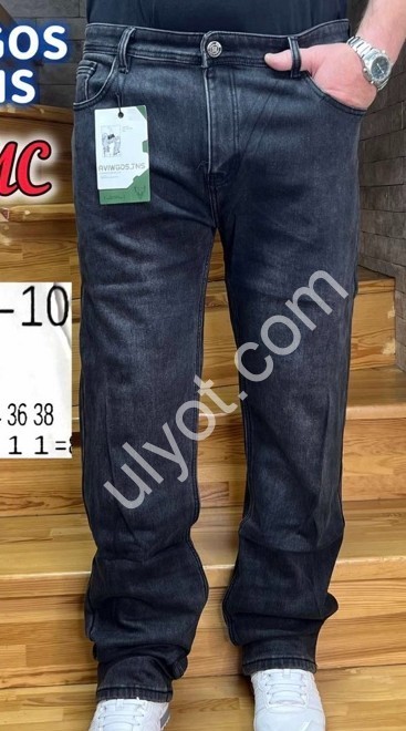 ДЖИНСИ AVIWGOS (29-38) ФЛІС ГРАФІТ 595-10
