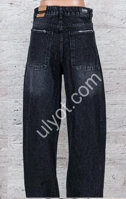 ДЖИНСЫ SASHA (26-31) ГРАФИТ 2291